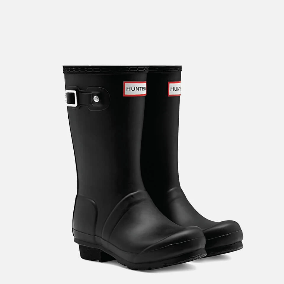 Hunter Original Big Kids' Wellington Boots - Black - Image 5