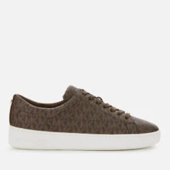 MICHAEL MICHAEL KORS Women's Keaton Low Top Trainers - Brown