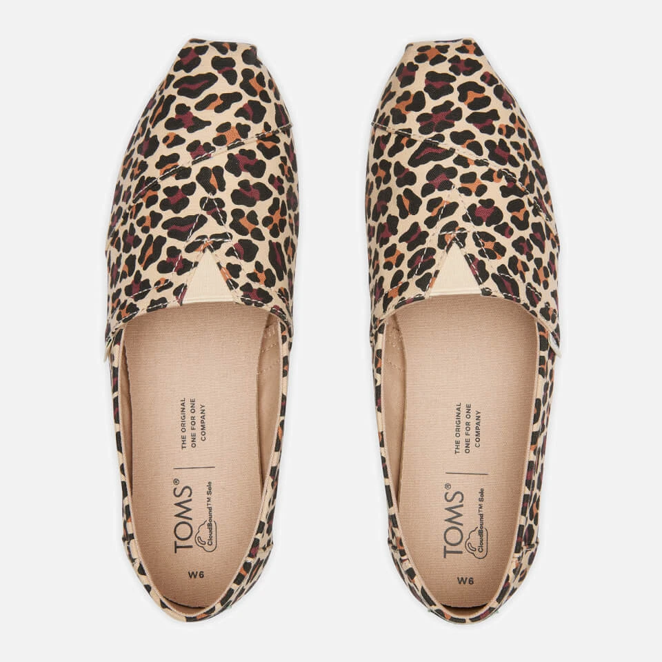 TOMS Women's Alpargata Vegan Slip-On Pumps - Beige Classic Leopard - Image 3