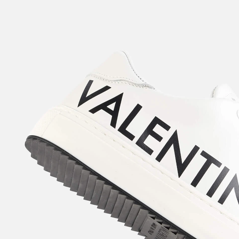 Valentino Men's Leather Cupsole Trainers - White/Black - Image 4