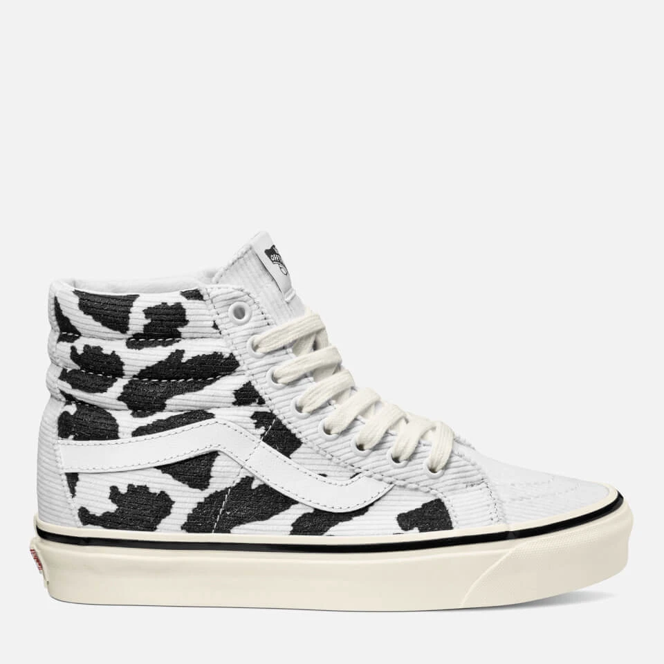 Vans Women's Anaheim Sk8 38 Dx Hi-Top Trainers - White Corduroy/Cow Print