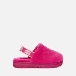 UGG Kids' Fluff Yeah Clog Slippers - Rock Rose