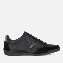 BOSS Men's Saturn Low Profile Trainers - Black