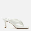 Dune Women's Mykonos Leather Heeled Mules - White