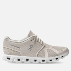 ON Women's Cloud 5 Running Trainers - Pearl/White