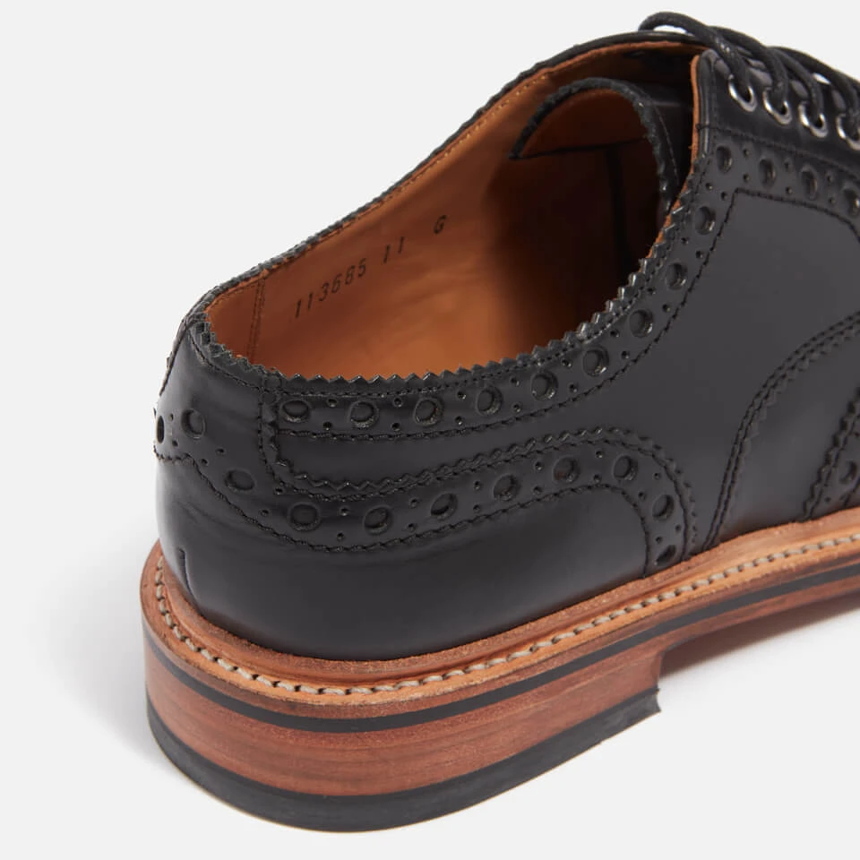 Grenson Men's Archie Leather Brogues - Black - Image 4