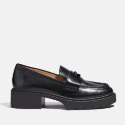 Coach Leah Leather Loafers