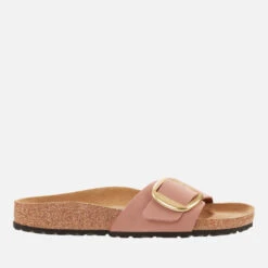 Birkenstock Women's Nubuck Leather Single Strap Sandals