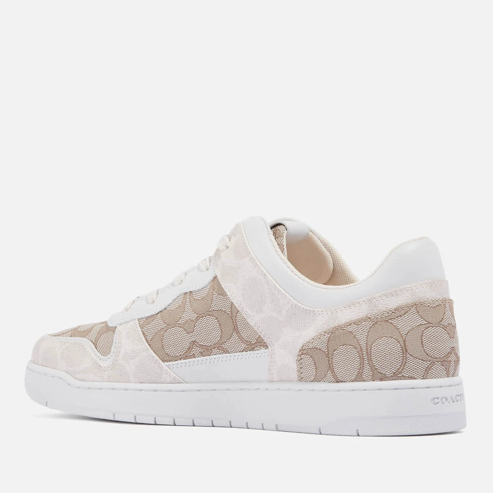 Coach Men's C201 Mixed Signature 1 Basket Jacquard-Canvas Trainers - Image 2