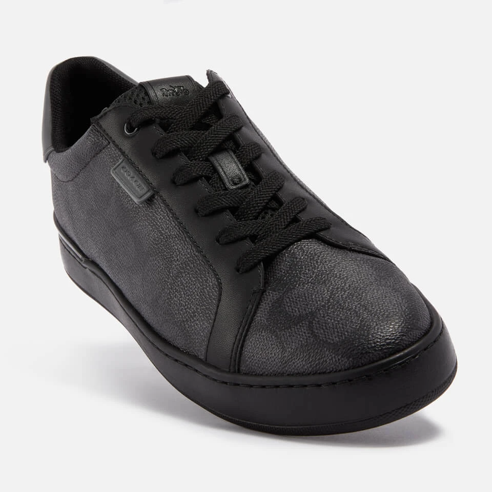 Coach Lowline Signature Printed Coated-Canvas Trainers - Image 3